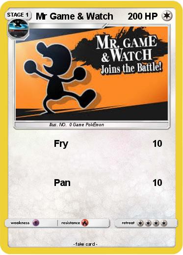 Pokemon Mr Game & Watch