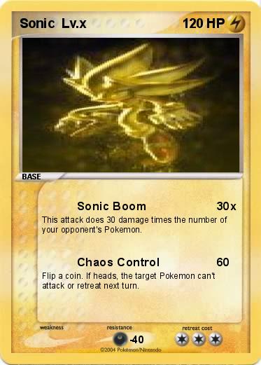 Pokemon Sonic  Lv.x