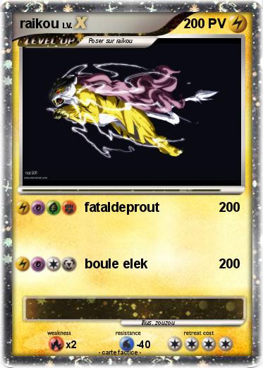 Pokemon raikou