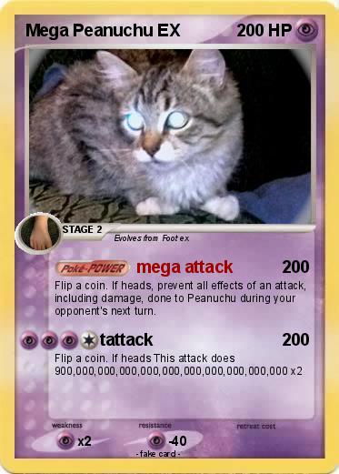 Pokemon Mega Peanuchu EX