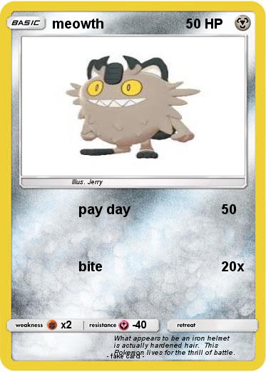 Pokemon meowth