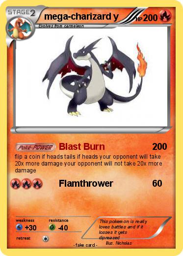 Pokemon mega-charizard y
