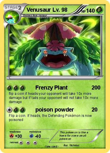 Pokemon Venusaur Lv. 98