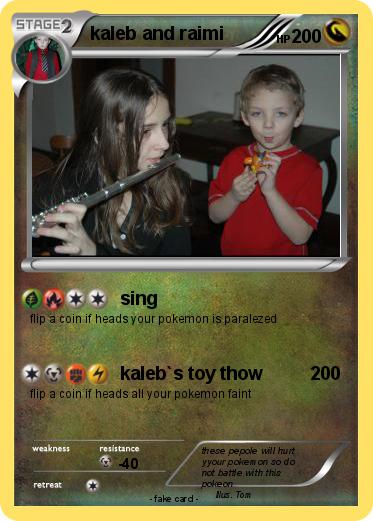 Pokemon kaleb and raimi