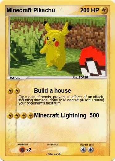 Pokemon Minecraft Pikachu
