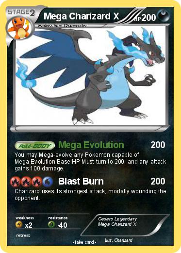Pokemon Mega Charizard X