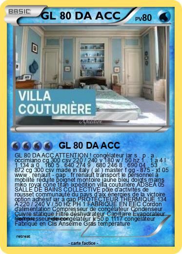 Pokemon GL 80 DA ACC