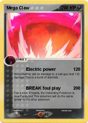 Pokemon Mega Claw