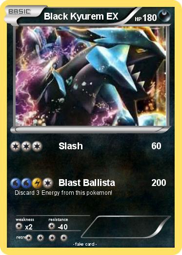 Pokemon Black Kyurem EX