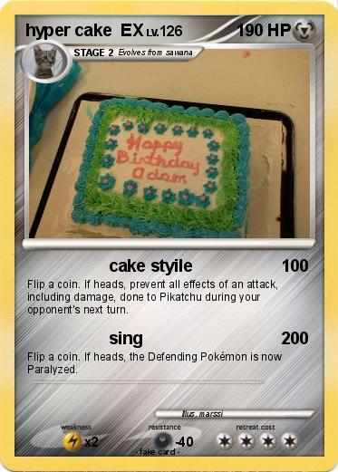Pokemon hyper cake  EX