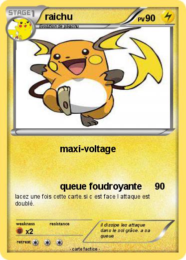 Pokemon raichu