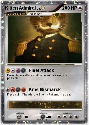 Pokemon Kitten Admiral