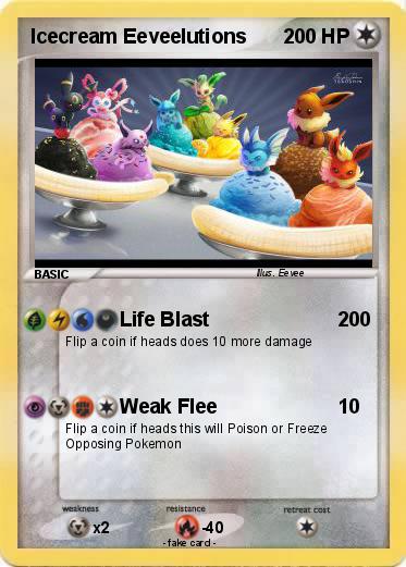 Pokemon Icecream Eeveelutions