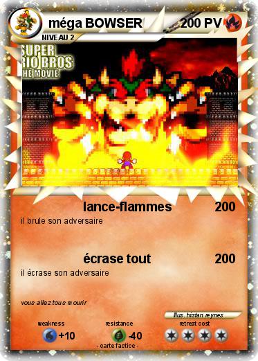 Pokemon méga BOWSER