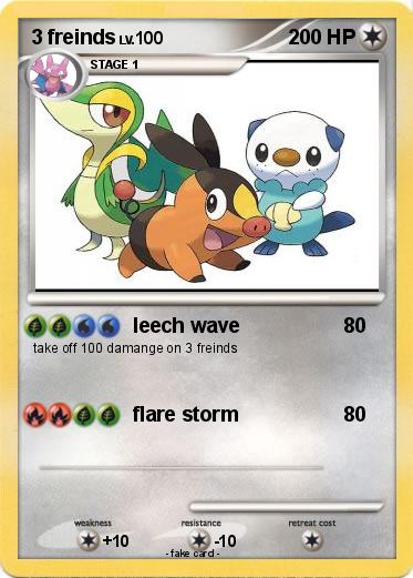 Pokemon 3 freinds