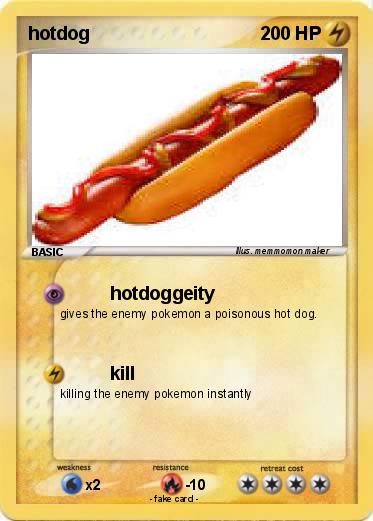Pokemon hotdog
