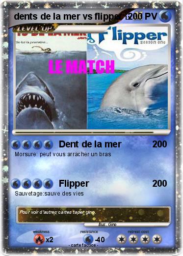 Pokemon dents de la mer vs flipper