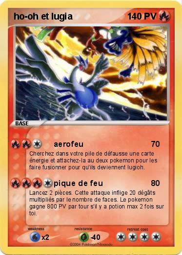 Pokemon ho-oh et lugia