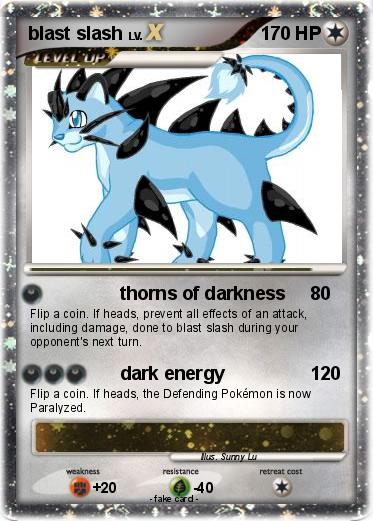 Pokemon blast slash