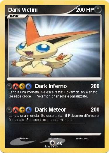 Pokemon Dark Victini