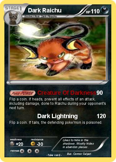 Pokemon Dark Raichu