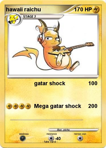 Pokemon hawaii raichu