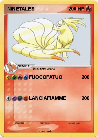 Pokemon NINETALES