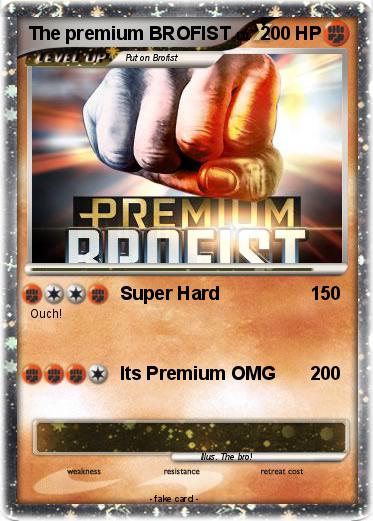Pokemon The premium BROFIST