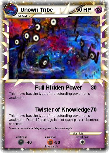 Pokemon Unown Tribe