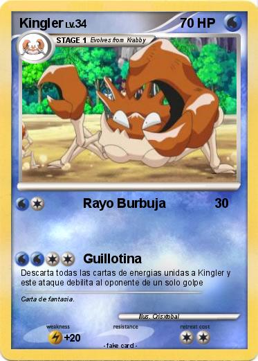 Pokemon Kingler