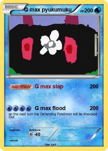 Pokemon G max pyukumuku