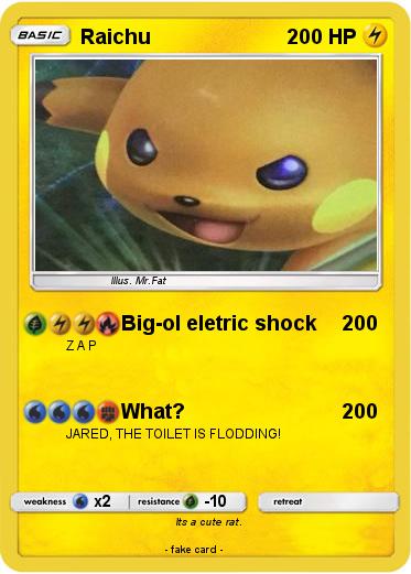 Pokemon Raichu