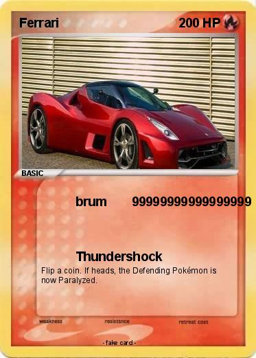 Pokemon Ferrari