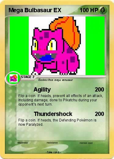 Pokemon Mega Bulbasaur EX