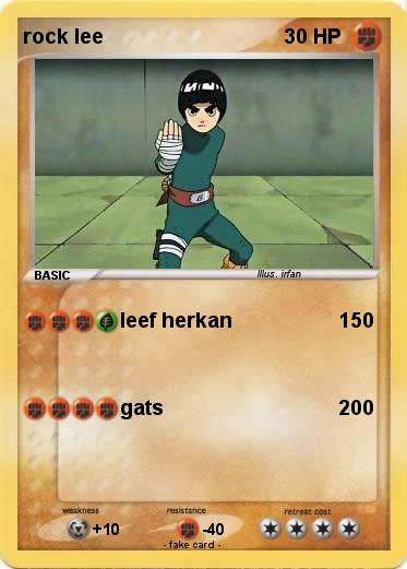Pokemon rock lee