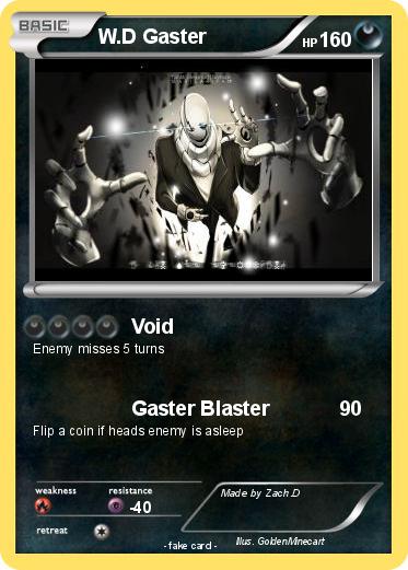 Pokemon W.D Gaster