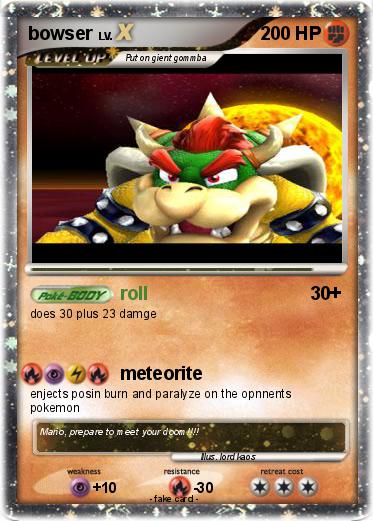 Pokemon bowser