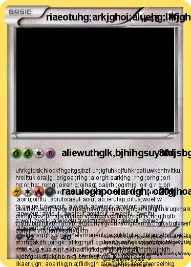 Pokemon riaeotuhg;arkjghoi;aluehg;lkfjgh;/k;teorails/hga;eorye;rodkhgn;iauekrjht