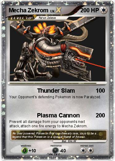 Pokemon Mecha Zekrom