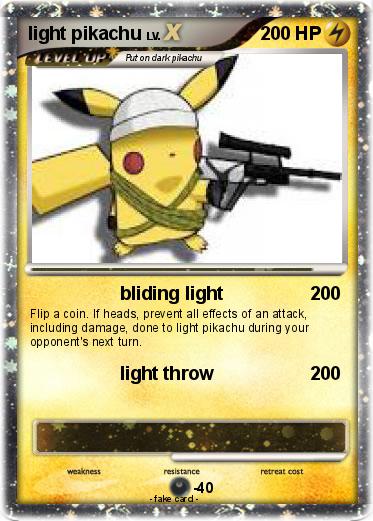 Pokemon light pikachu