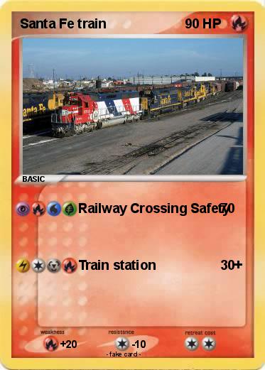 Pokemon Santa Fe train