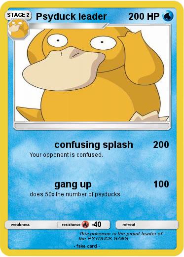Pokemon Psyduck leader