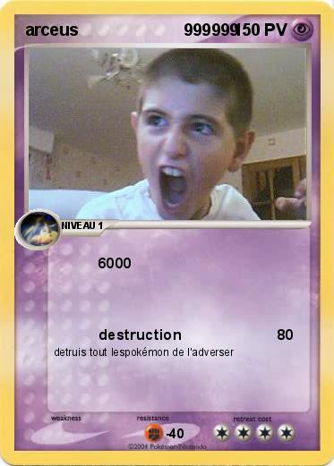 Pokemon arceus                       999999