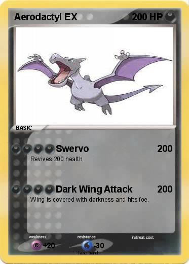 Pokemon Aerodactyl EX