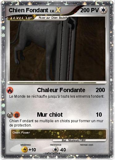 Pokemon Chien Fondant