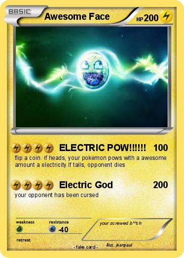 Pokemon Awesome Face