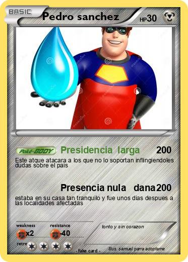 Pokemon Pedro sanchez