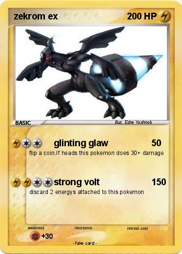 Pokemon zekrom ex