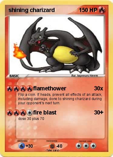Pokemon shining charizard