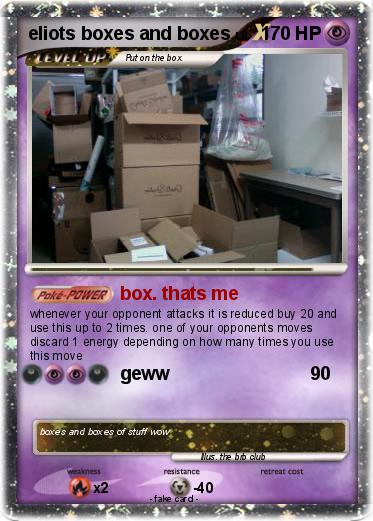 Pokemon eliots boxes and boxes